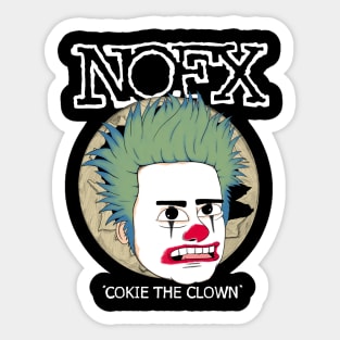 nofx band merch funny cartoon style design Sticker